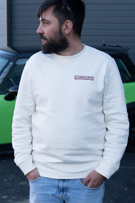 FLAWED DRIVE Garage Sweater